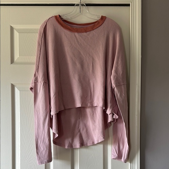 We The Free by Free People Jason Ringer Tee in Pink - Picture 2 of 4